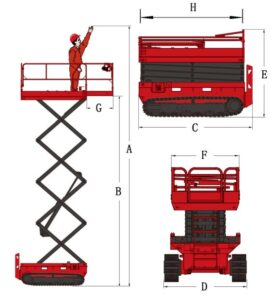ECSL-10 Crawler Scissor Lifts