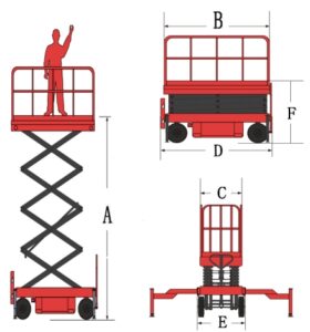 EMSL-8 Mobile Scissor Lift