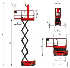 ESSL-8 Self-propelled Scissor Lift