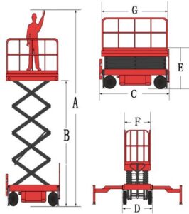 Mobile Scissor Lift- EMSL-4