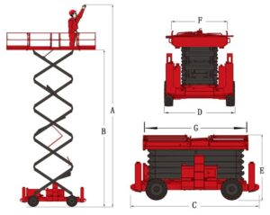EOSL-16 Off-road Scissor Lift